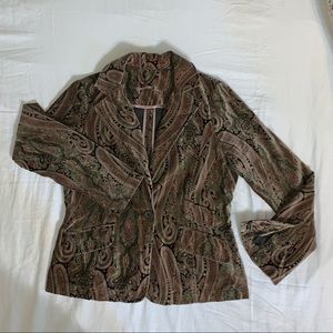 Psychedelic Velvet Paisley Jacket